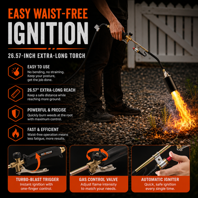 Propane Torch Weeds Burner