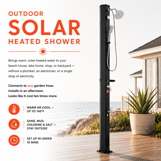 Solar Heated Shower