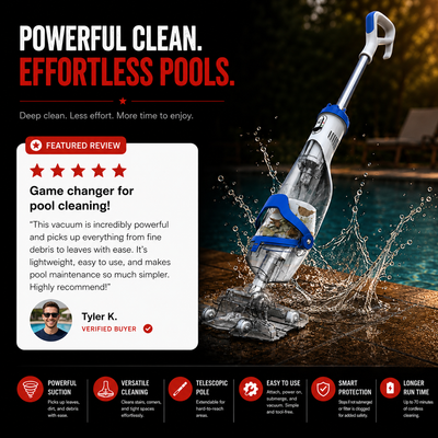Transparent Pool Vacuum Pro