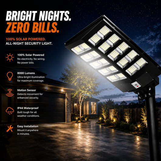 IronRidge Solar Street Lights Motion Sensor