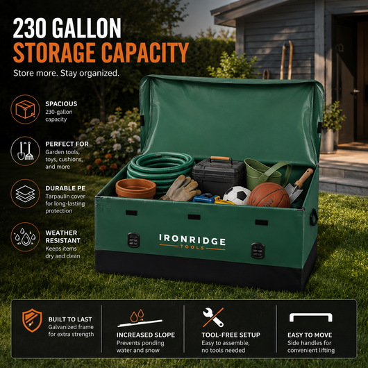 IronRidge Outdoor Storage Box
