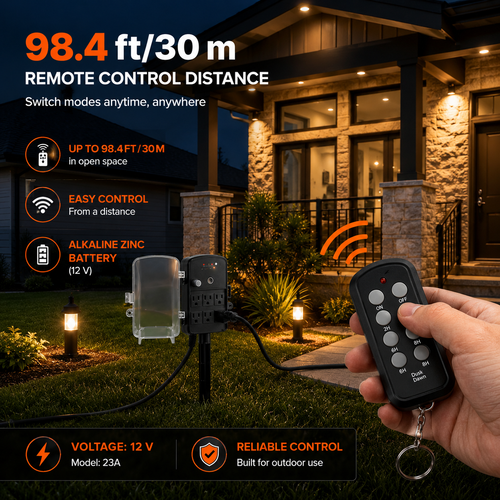 Outdoor Power Stake, Extension Cord