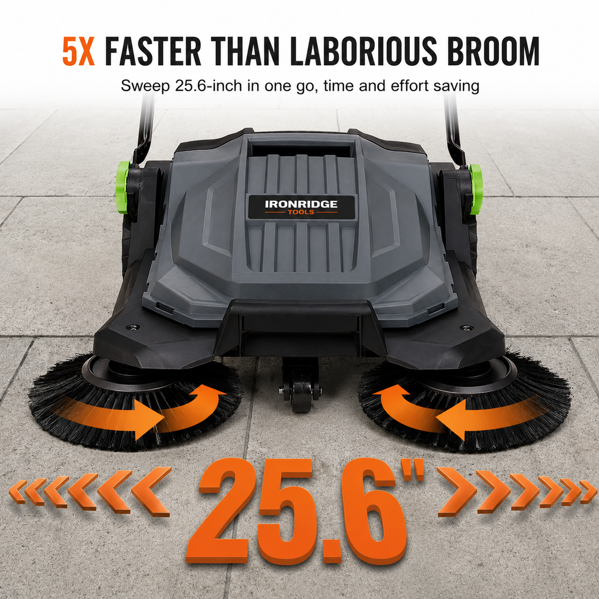 Heavy-Duty Push Floor Sweeper