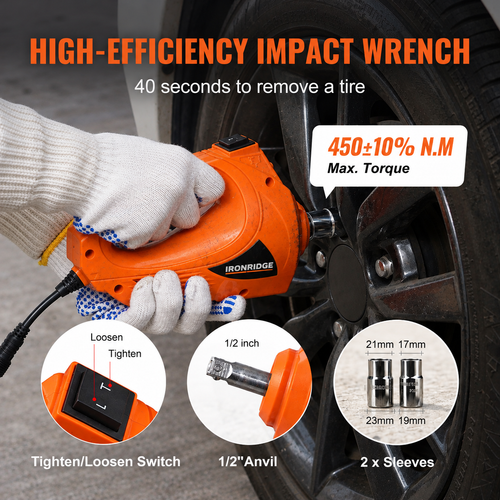 Electric Car Jack with Electric Wrench