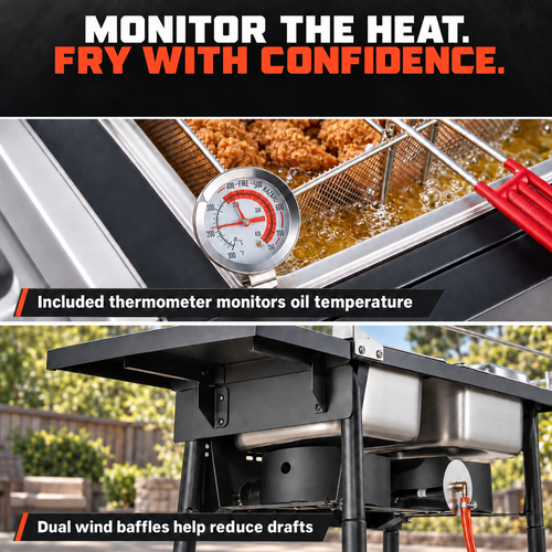 Outdoor Propane Deep Fryer