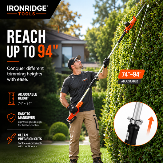 Cordless Pole Hedge Trimmer