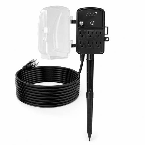 Outdoor Power Stake, Extension Cord