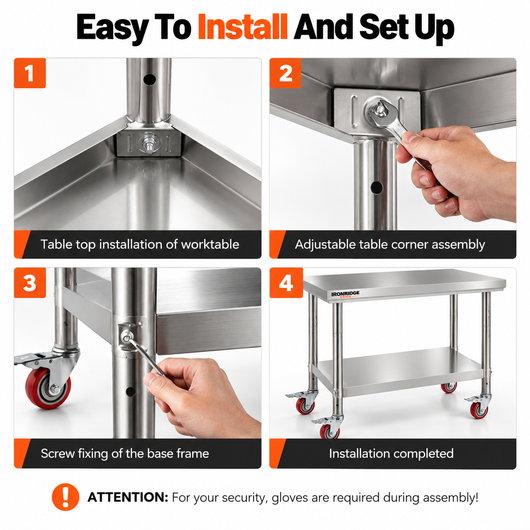 Stainless Steel Work Table