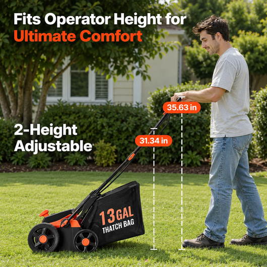 2-in-1 Electric Dethatcher and Scarifier