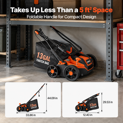2-in-1 Electric Dethatcher and Scarifier