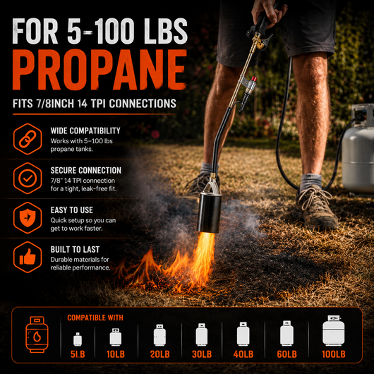 Propane Torch Weeds Burner