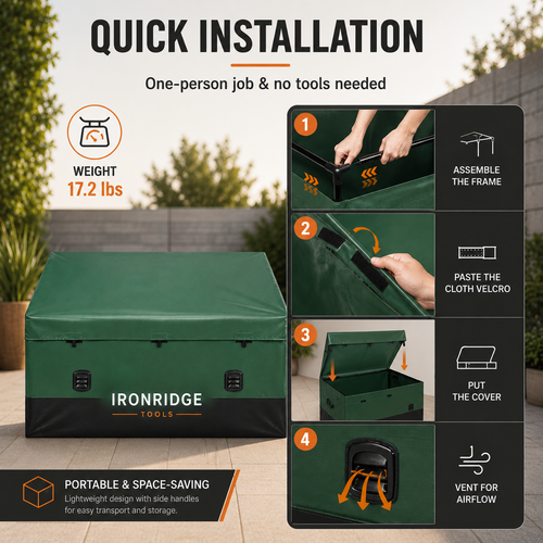 IronRidge Outdoor Storage Box