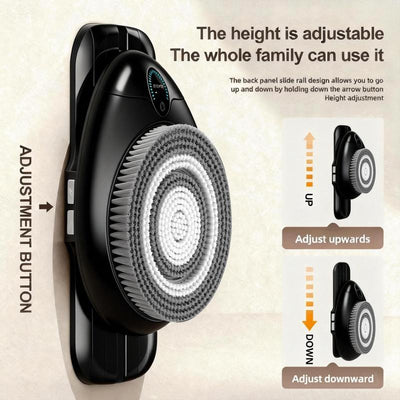 Smart Wall-Mounted Exfoliating Brush