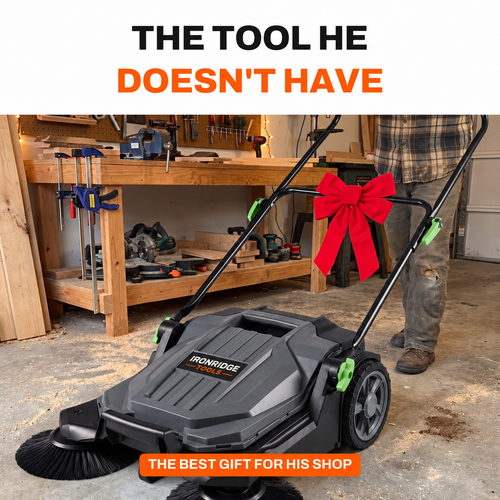 Heavy-Duty Push Floor Sweeper
