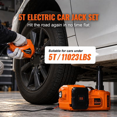 Electric Car Jack with Electric Wrench