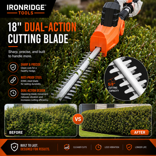 Cordless Pole Hedge Trimmer