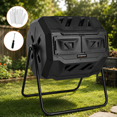 Compost Bin 43 Gal Dual Chamber