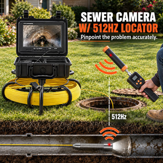 Sewer Camera with 512Hz Locator