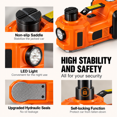 Electric Car Jack with Electric Wrench