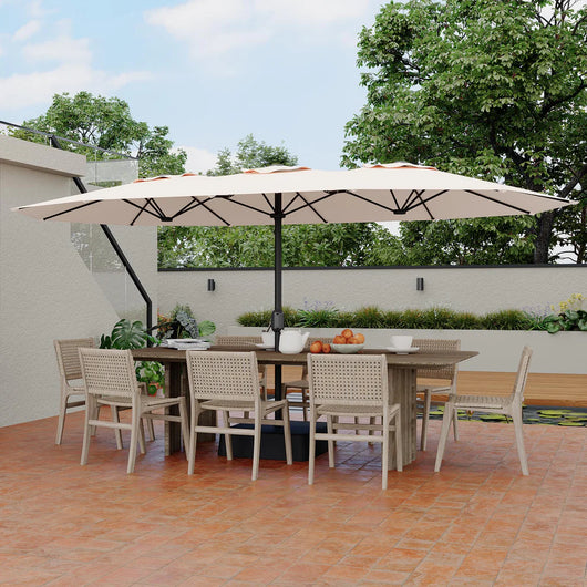 Double-Side Rectangular Pool Umbrella