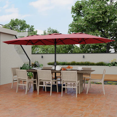 Double-Side Rectangular Pool Umbrella