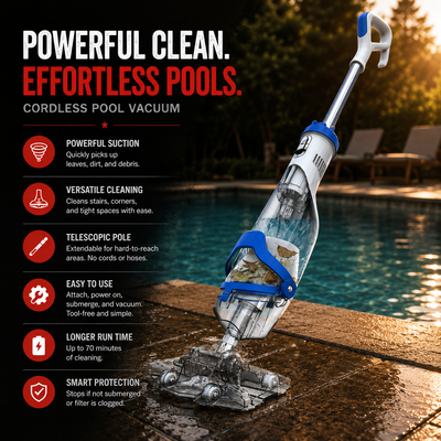 Transparent Pool Vacuum Pro