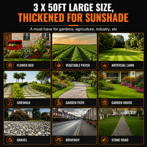 Premium Heavy Duty Weed Barrier Landscape Fabric