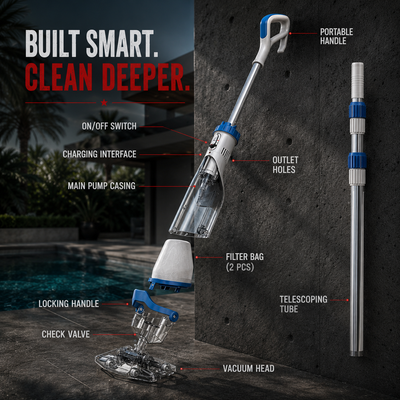 Transparent Pool Vacuum Pro