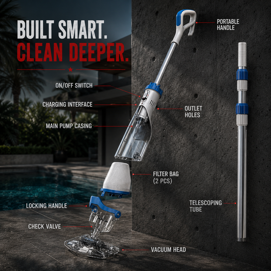 Transparent Pool Vacuum Pro
