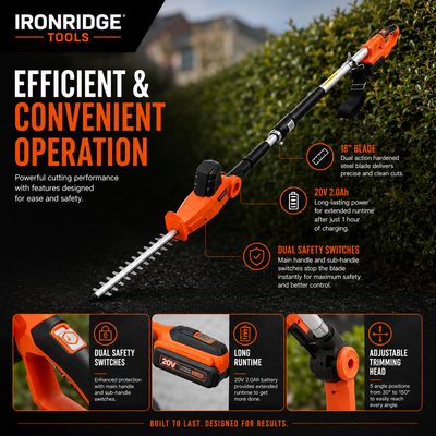 Cordless Pole Hedge Trimmer