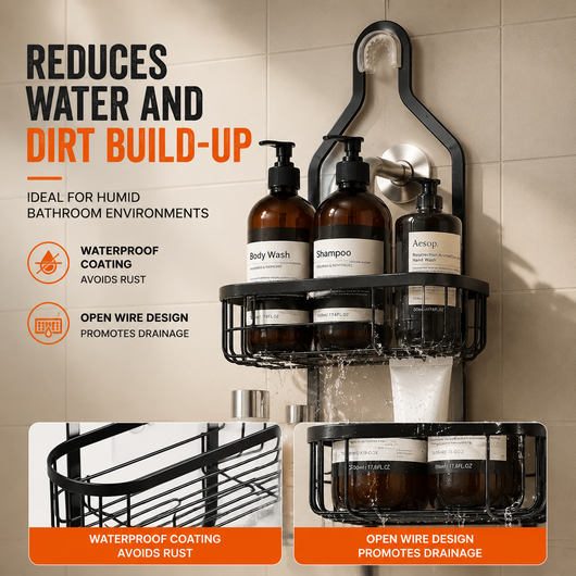 3-Tier Hanging Bathroom Shower Storage