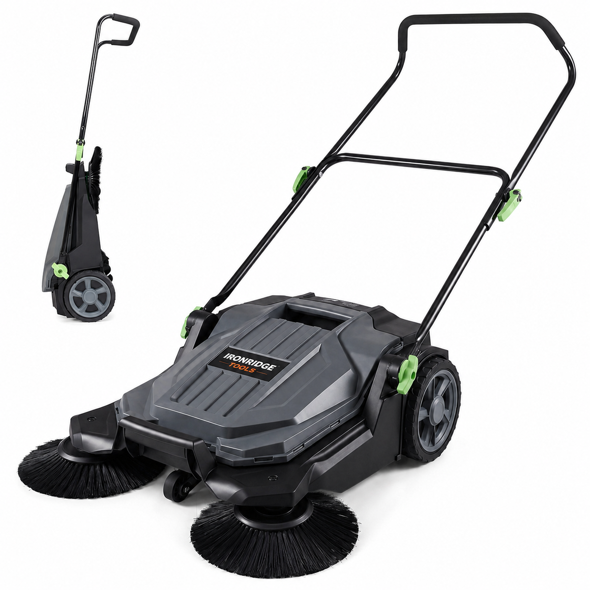 Heavy-Duty Push Floor Sweeper