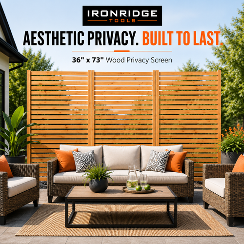 3-in-1 Wooden Privacy Screen