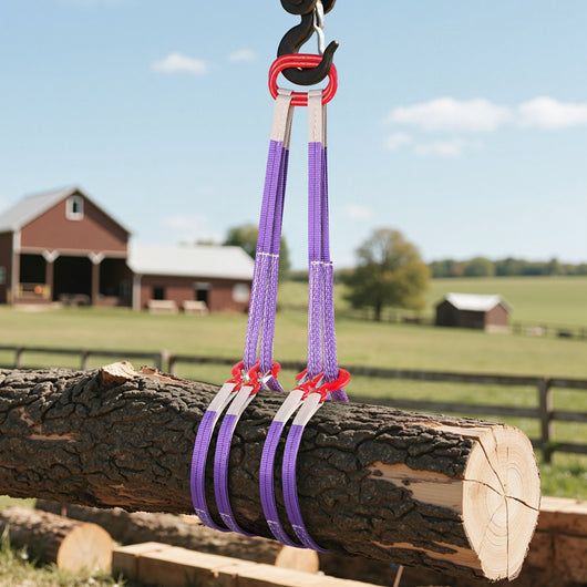 Heavy-Duty Lifting Sling Straps