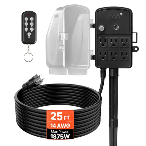 Outdoor Power Stake, Extension Cord