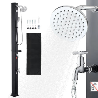 Solar Heated Shower
